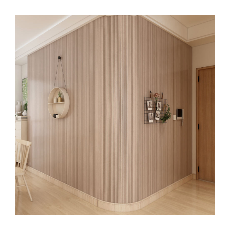 Vertical Stripe Fluted Wallpaper